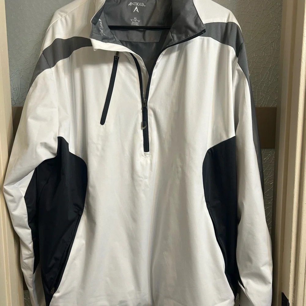 Men’s Antigua Quarter-Zip Pullover Jacket - Picture 1 of 2